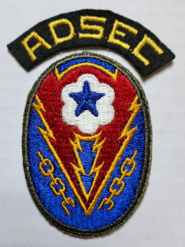 Wwii army eto adsec - us, patch