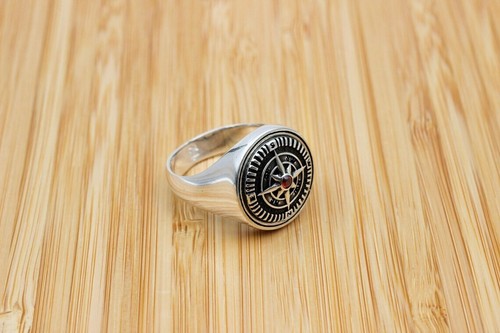 Anello signet compass uomo - compass, da
