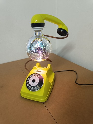 Telefono lampada vintage - telefono,