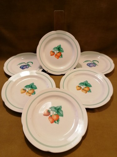 Set piatti frutta - 6, da