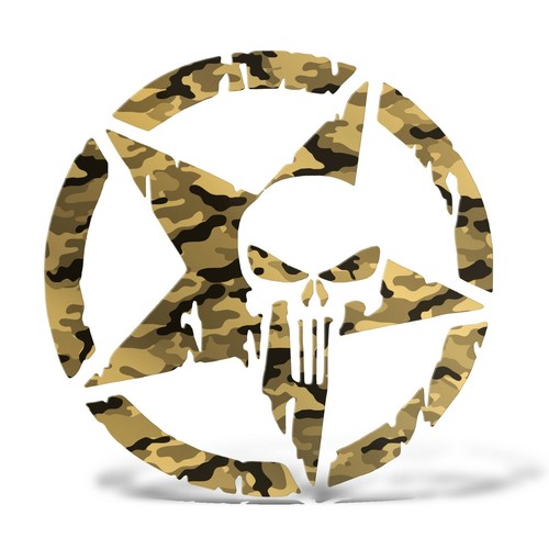 Sticker stella militare - stella, army