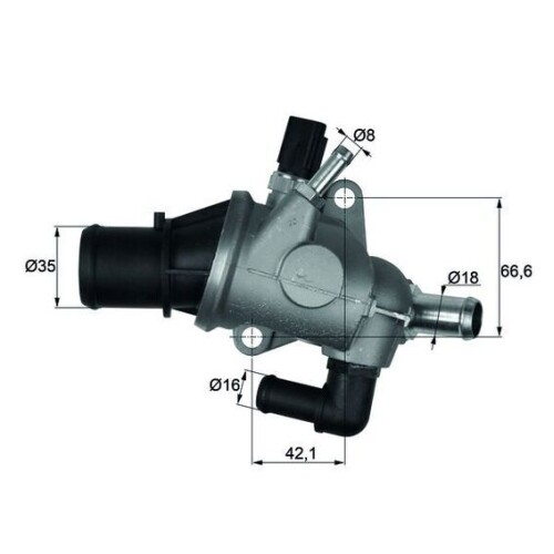 Termostato liquido di - 1x,