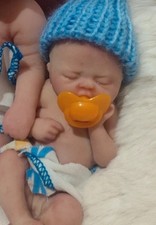 Silicone Reborn Mini Con Culla 