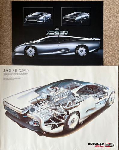 Jaguar xj220 pair - xj220, original