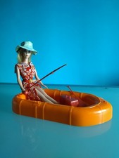 "MATTEL" CAMPEGGIO CAMPING "HIGH SIERRA ADVENTURE", 1974 Gommone + accessori