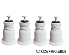 4 PIEDINI PER  SUPPORTO PER CLIMATIZZATORE UNITA' ESTERNA REGOLABILI