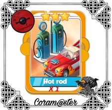 Hot rod x 1 carte coin master