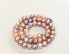 AAA 9-10 MM white purple pink