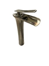 Miscelatore Rubinetto Bagno Faucet nikel UK-BL9009NH Cascata Con Corpo Alto