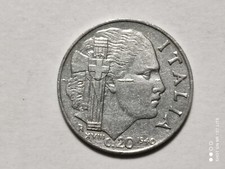MONETA 20 CENTESIMI MAGNETICA REGNO D'ITALIA 1940 XVIII VITT. EM. III RE. E IMP.