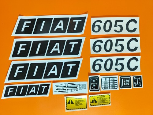 Adesivi decalcomanie fiat - adesivi,