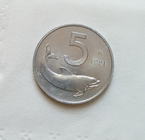 Italia repubblica moneta - repubblica, 5