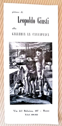 1959 invito mostra - 1959, leopoldo