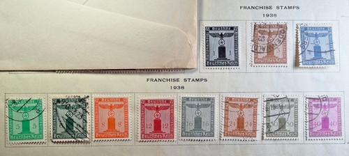 Germania 1938 catalogo scott - 1938,
