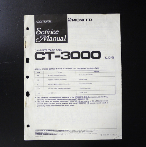 Originale pioneer 3000 - originale,