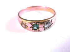 Antico Anello Oro 585 Con