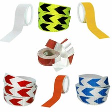 NASTRO ADESIVO RIFRANGENTE CATARIFRANGENTE CAMION AUTO VARI COLORI 25 METRI