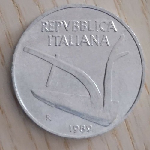 Moneta repubblica italiana - repubblica, 10