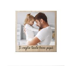 Cornice polaroid in legno