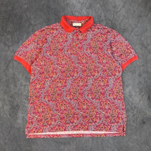 Etro polo uomo rossa multi - rossa,