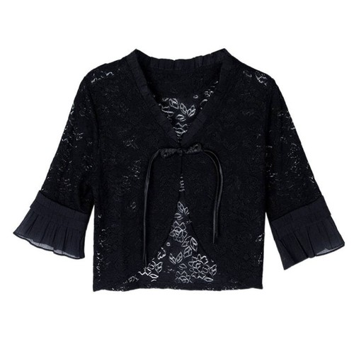 Donna pizzo top corto - donna,