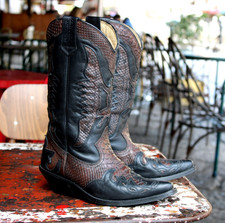 Stivali da donna stivali in pelle pitone Kentucky's cowgirl western 39