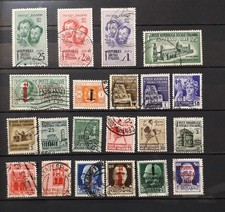 1943 / 1944 REPUBBLICA SOCIALE LOTTO DI  FRANCOBOLLI USATI ED ESPRESSO 