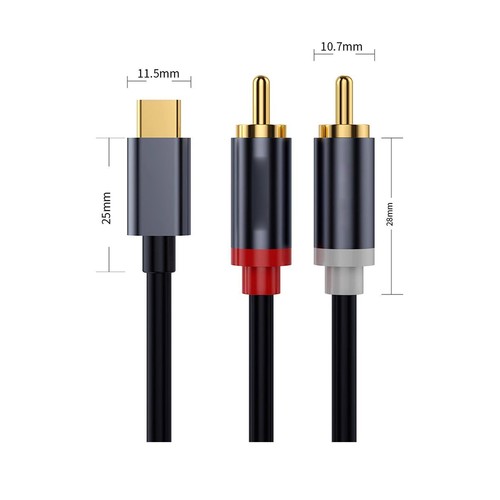 Cavo audio rca premium usb - audio,