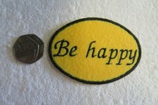 Embroidered Personalised Oval Patch - ANY NAME choice of colours