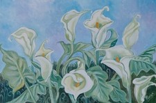 Quadro ad Olio su Tela "Calle"