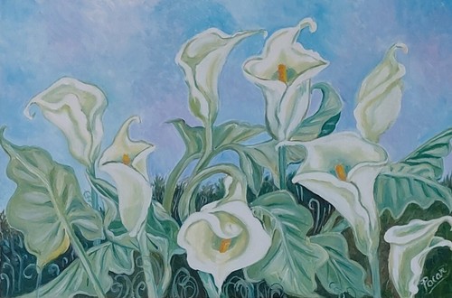 Quadro olio tela - su,