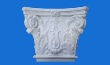 CAPITELLO-MENSOLA IN GESSO -Art.249- (Prodotto laccato bianco)