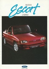 BROCHURE FORD Nuova Escort Cabrio - 02/1991 - Italian