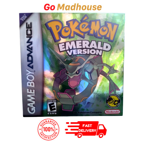 Pokémon smeraldo gba box - gba,