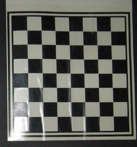 Scacchiera dama nero - scacchiera,