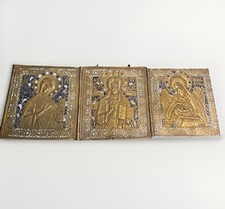 Icona bizantina in bronzo