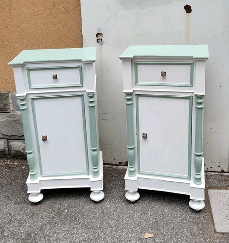 Coppia comodini vintage - coppia,