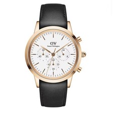 Orologio Uomo Daniel Wellington Sheffield DW00100646 Cinturino Pelle Nero