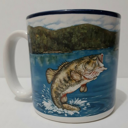 Bass fishing mug cup burton - bass,