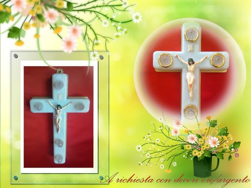 Croce cuore ovale staggia - croce,
