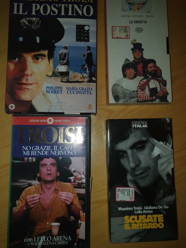 Lotto vhs massimo troisi - massimo, il
