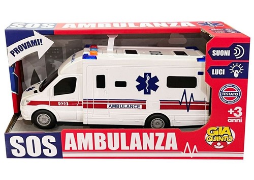Furgoncino ambulanza con luci - ambulanza,