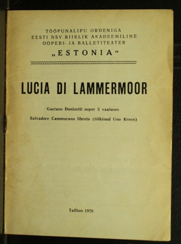 Lucia lammermoor vintage - di,
