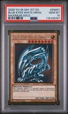 Blue-Eyes White Dragon - MAGO-EN001 - 1st Edition Gold Rare PSA 10