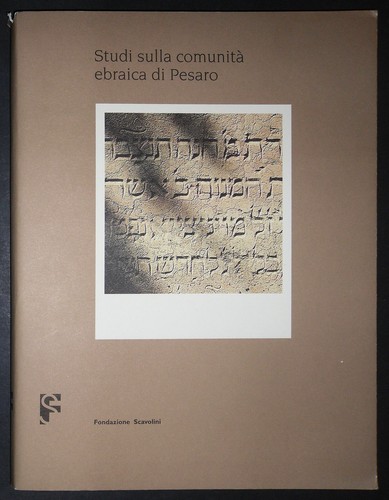 Studi sulla comunità ebraica
