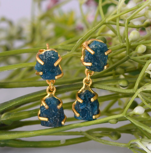 Orecchini pendenti apatite