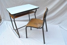 BANCO SCUOLA E SEDIA FERRO