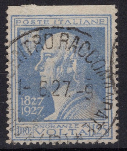 Regno italia 1927 volta 25 - d'italia,