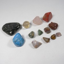 LOTTO STOCK SET GRUPPO PIETRE DURE PREZIOSE QUARZI GIADA LAVORATE VINTAGE