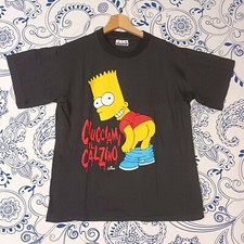 RARISSIMA BART SIMPSON T-SHIRT BY TURBOGADGET CIUCCIAMI IL CALZINO THE SIMPSONS